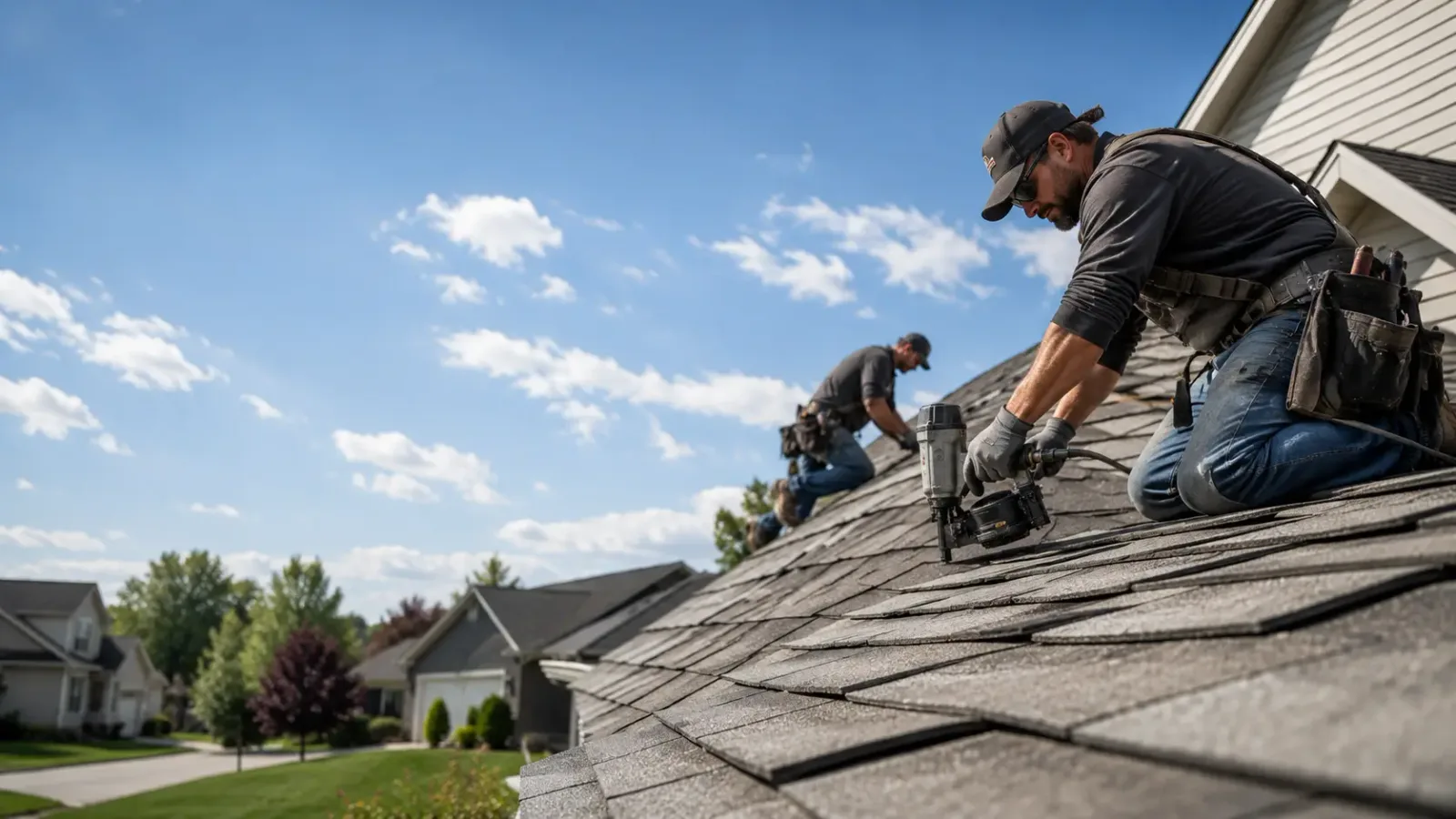 Storm Damage Roof Repair in Bally, PA near me
